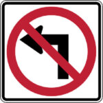 Prohibido girar a la izquierda